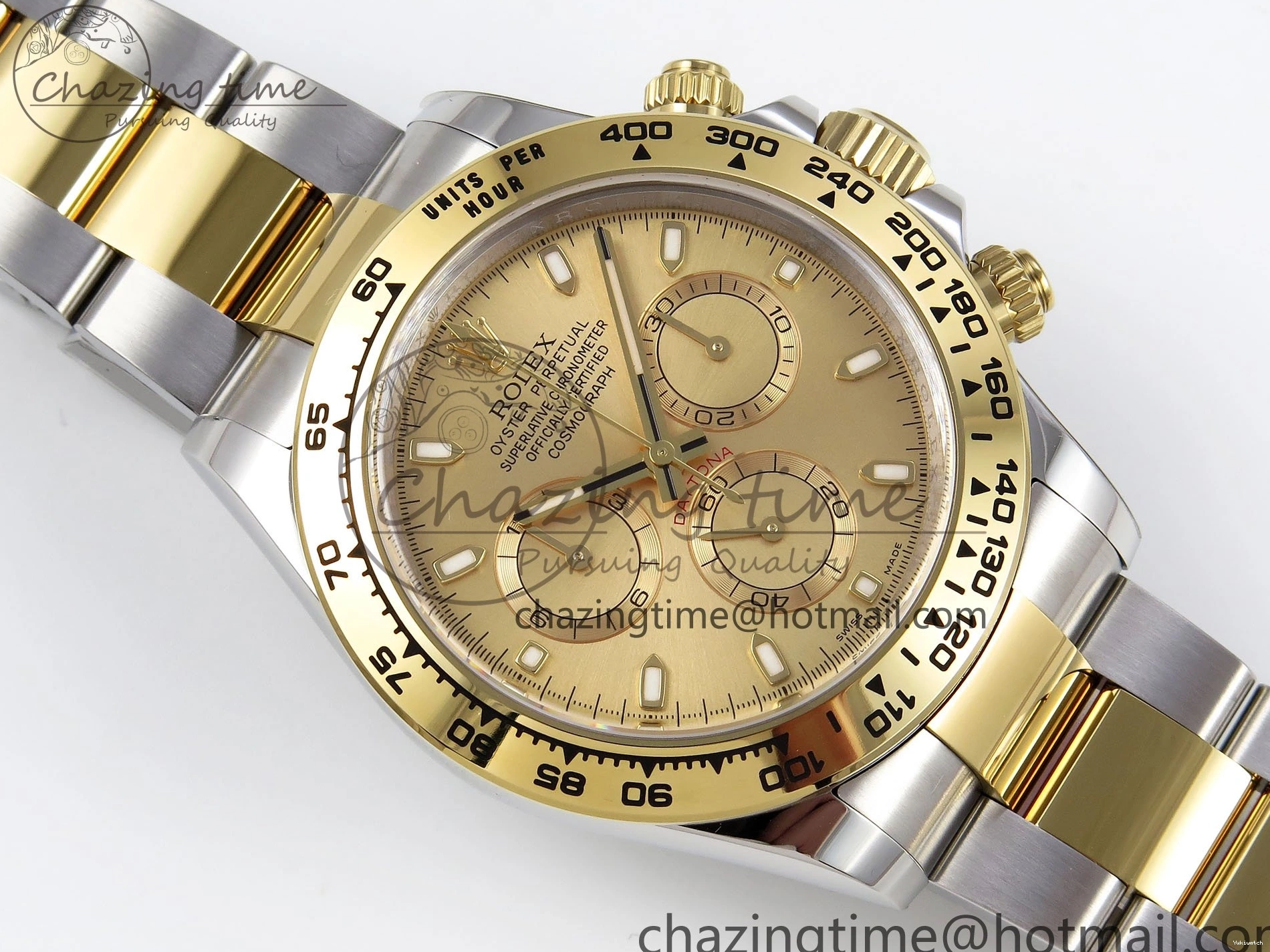 Best YG SS SA4130 1:1 Clean 116503 on Bracelet YG Daytona V2 Edition Dial 0119